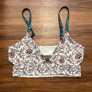 TAVIK Blue Wildflower Juliet Bikini Top